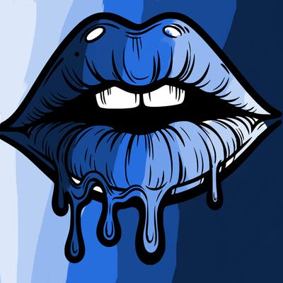 lips that look realistic and drip