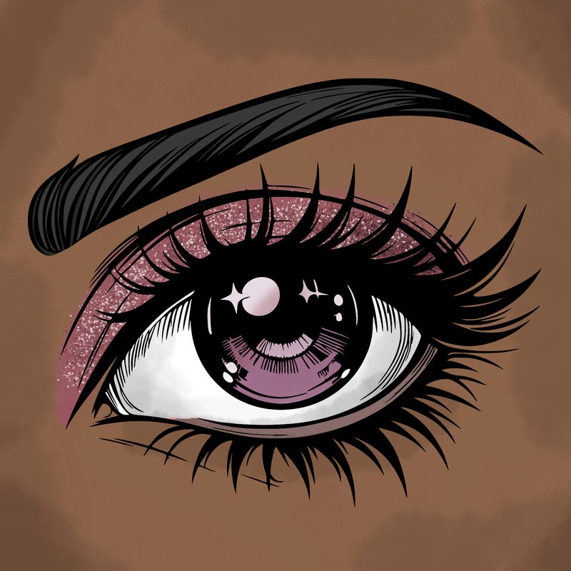 gorgeous close up eye
