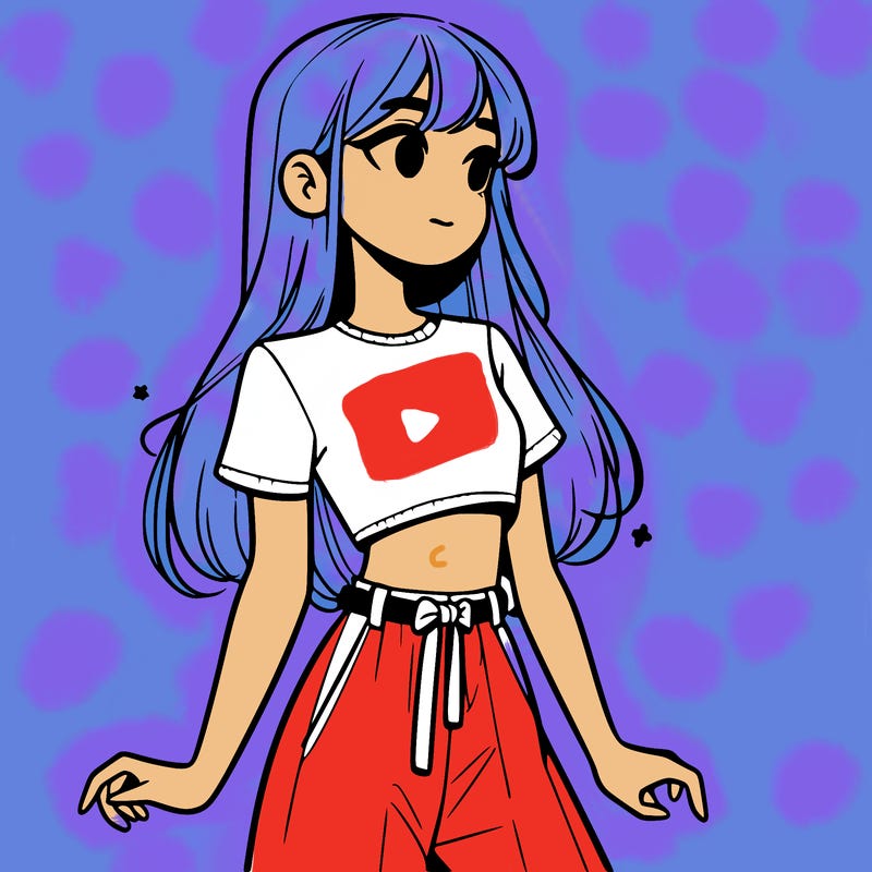 girl in a cute crop top