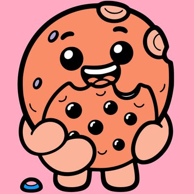 cookie eating cookie