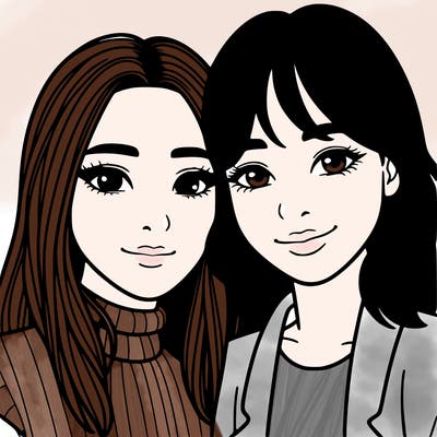 asian woman being in a couple with a latina woman realistic