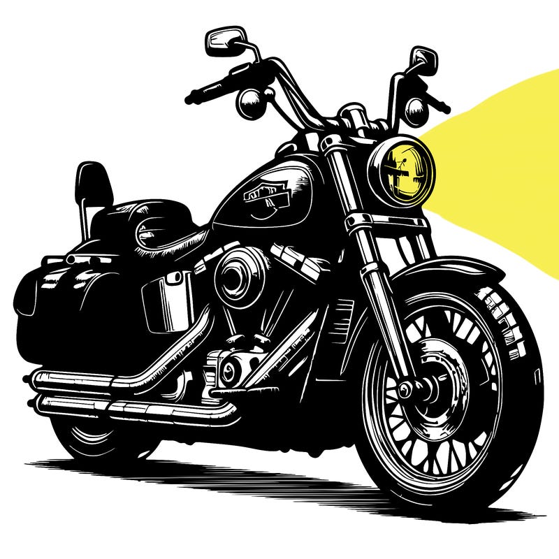 realistic harley davidson motorcycle