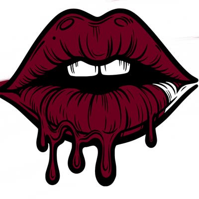 lips that look realistic and drip