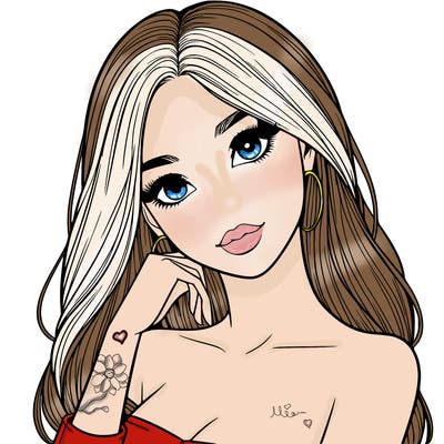 beautiful realistic girl