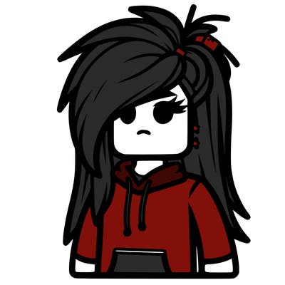 emo roblox girl