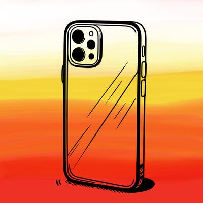 a plain phone case