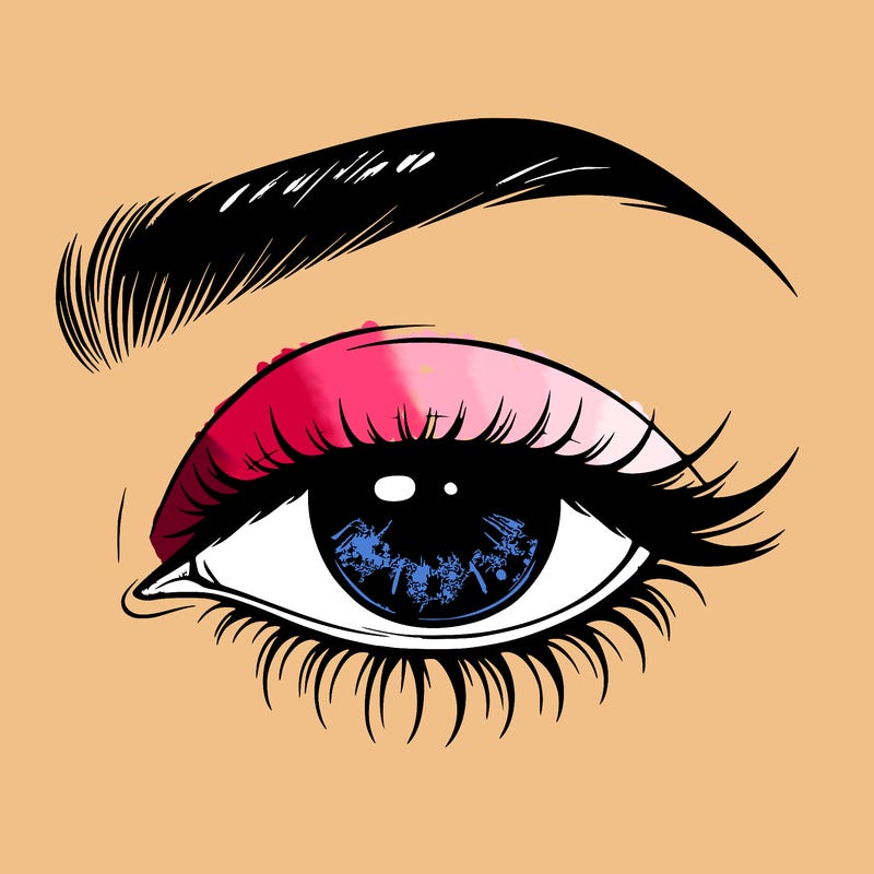 eye closed realistic