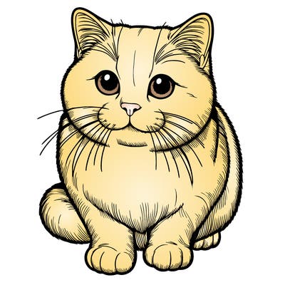 realistic cat