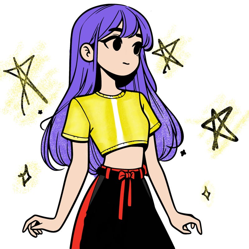 girl in a cute crop top