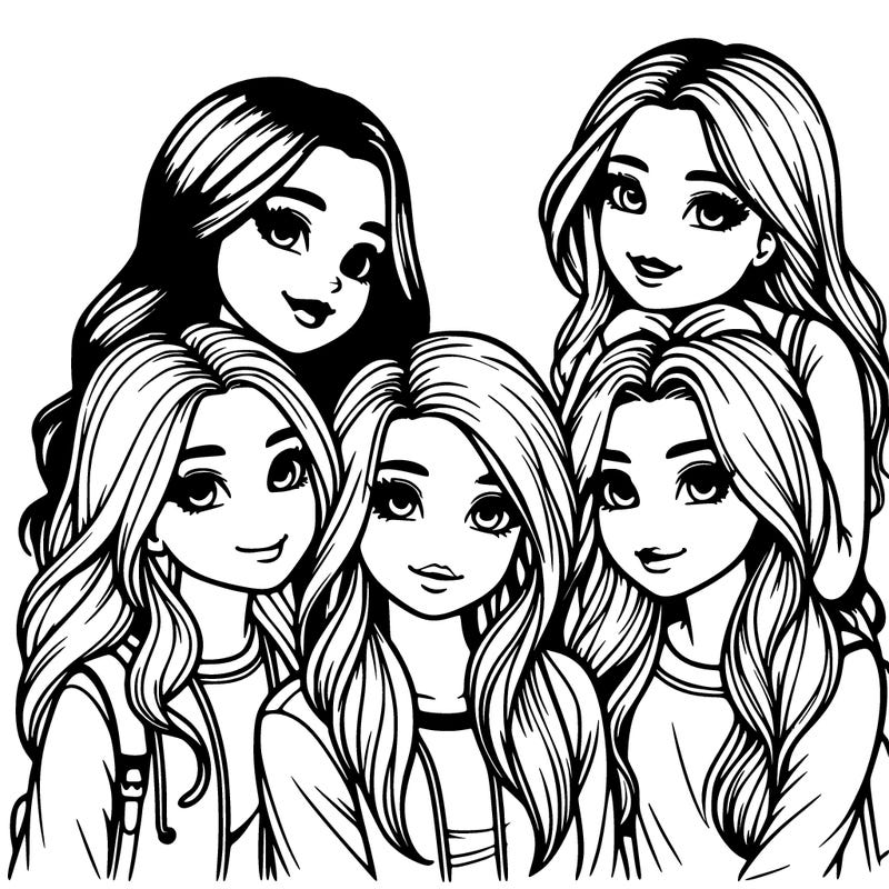 four realistic girl best friends