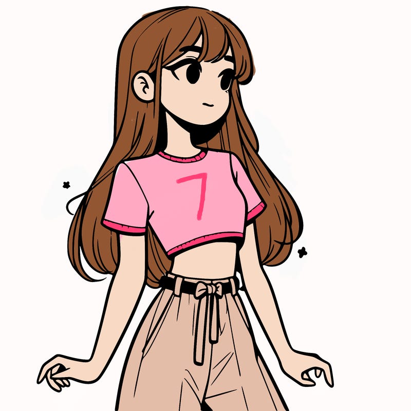 girl in a cute crop top