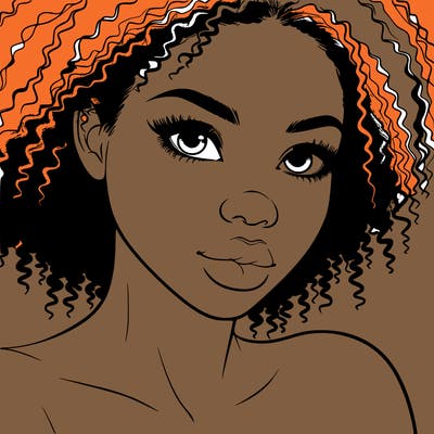 realistic black girl