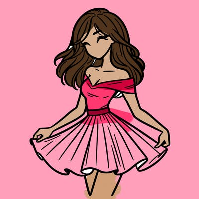 woman in skirt