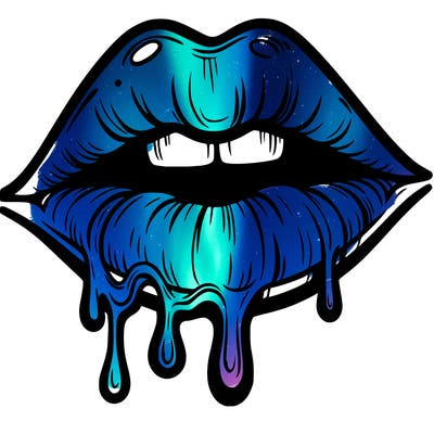 lips that look realistic and drip