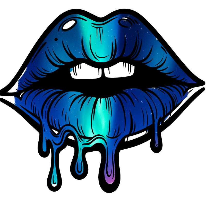 lips that look realistic and drip