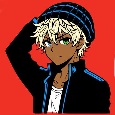 male manga character