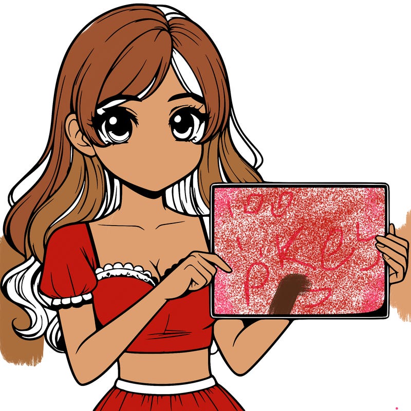 realistic pretty girl holding blank sign