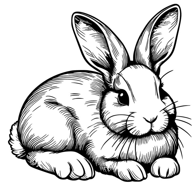 realistic rabbit