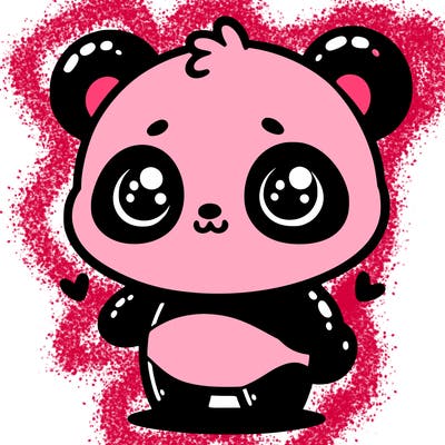 cute panda
