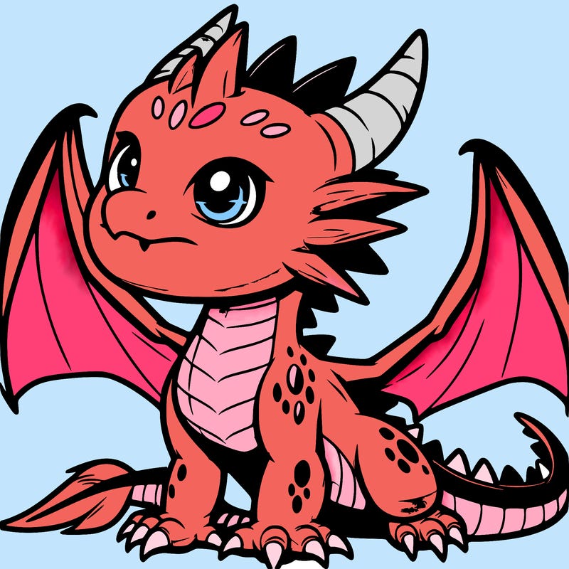 fierce baby night dragon