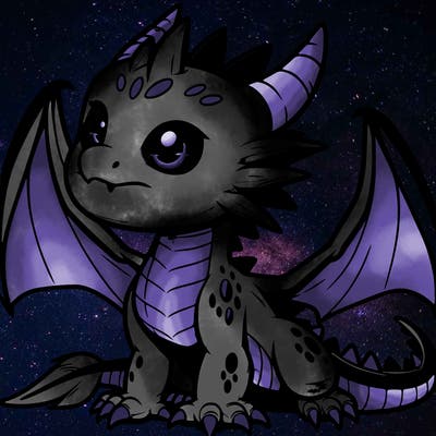 fierce baby night dragon