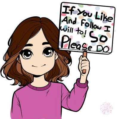 realistic girl holding up a sign