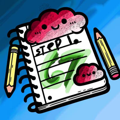 blank lined notebook