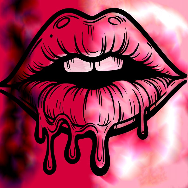 lips that look realistic and drip