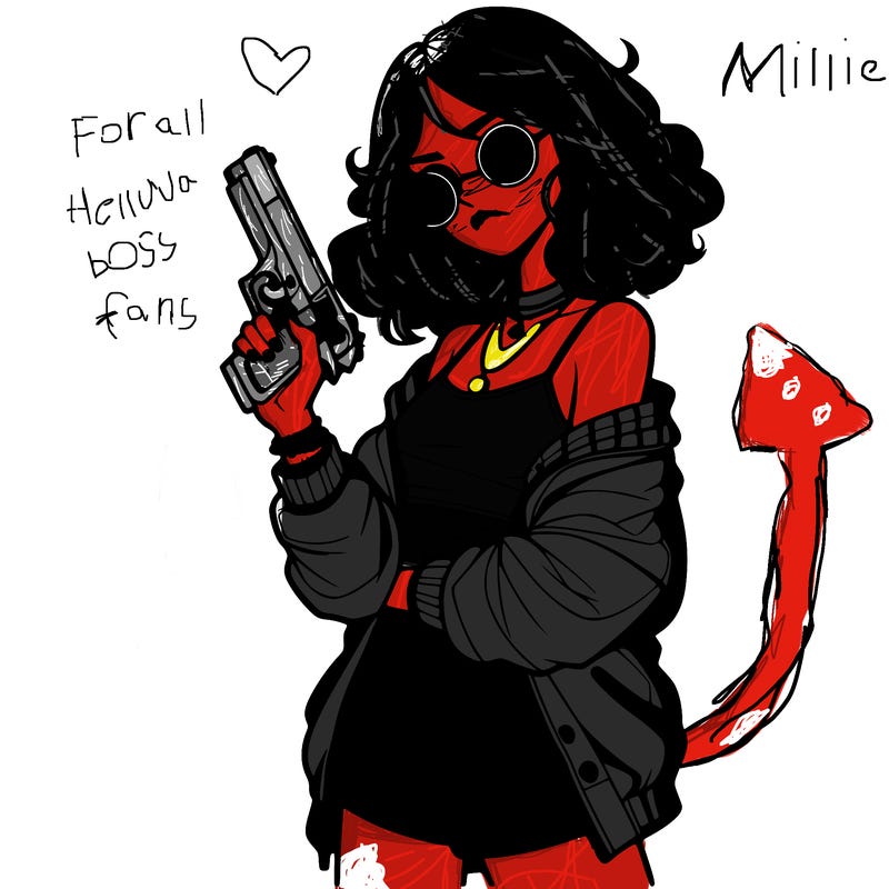 stylish teenage girl with gun