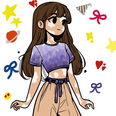 girl in a cute crop top