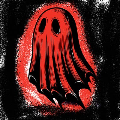 realistic creepy ghost