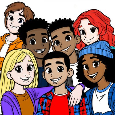 a mixed friend group