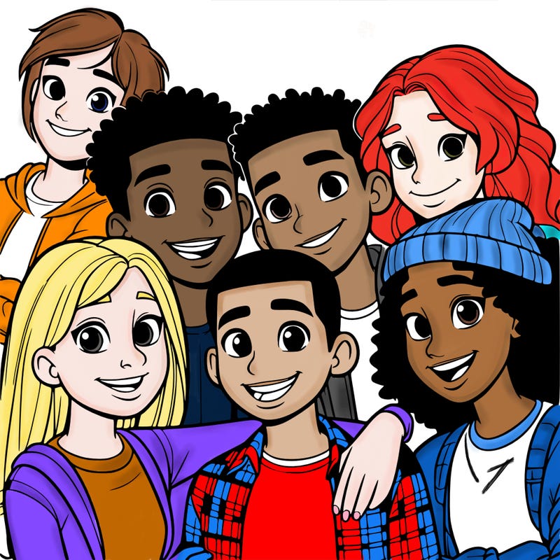 a mixed friend group