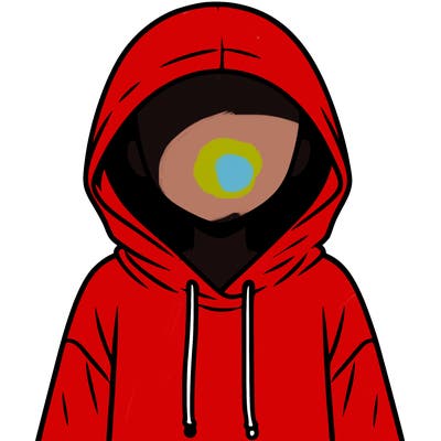 faceless girl in hoodie