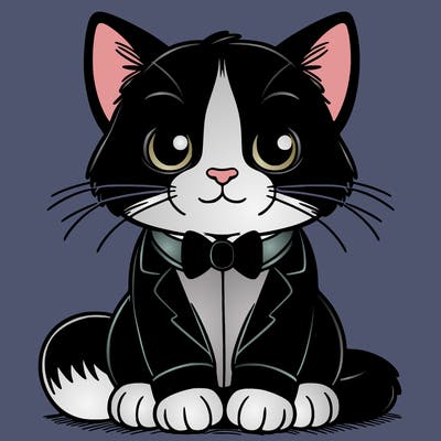 tuxedo cat