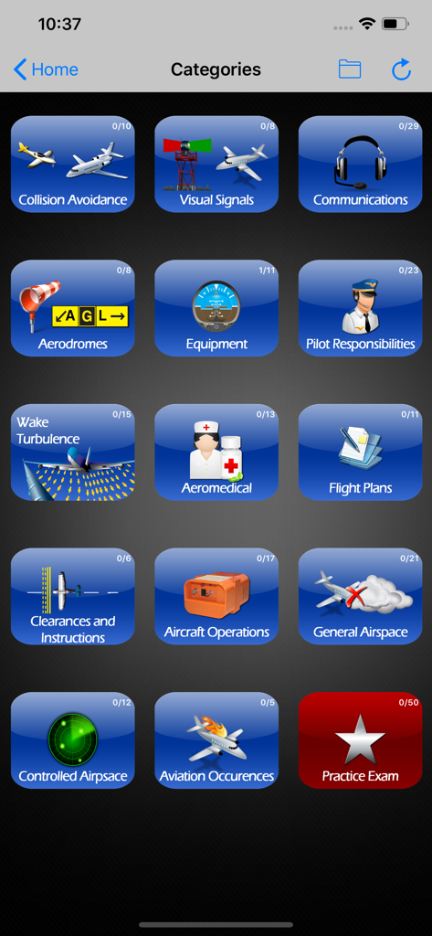 PSTAR Plus - Transport Canada - Study categories and practice exam sections for the Canadian PSTAR pilot exam