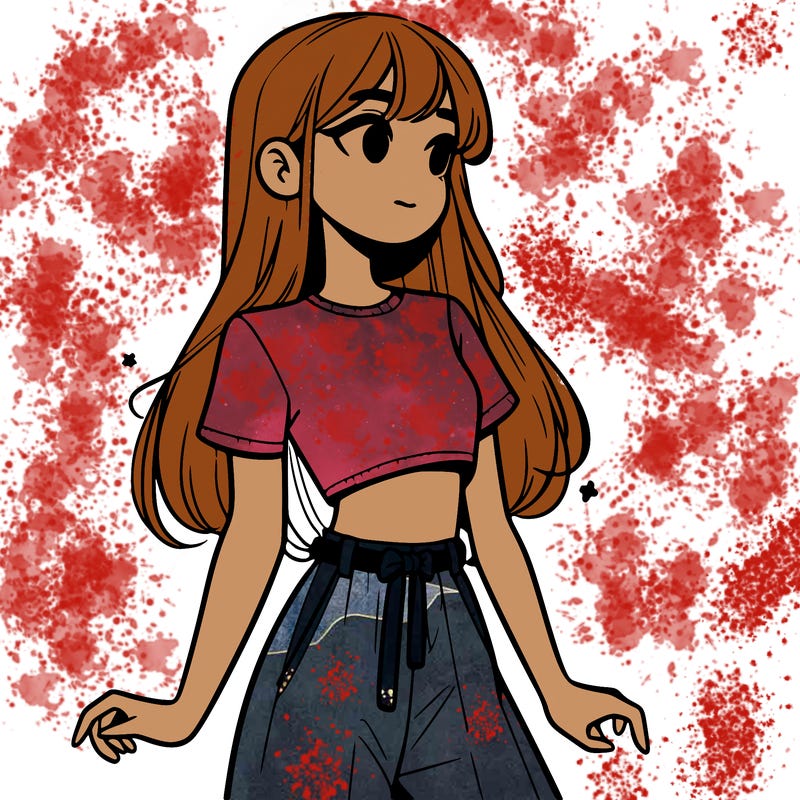 girl in a cute crop top