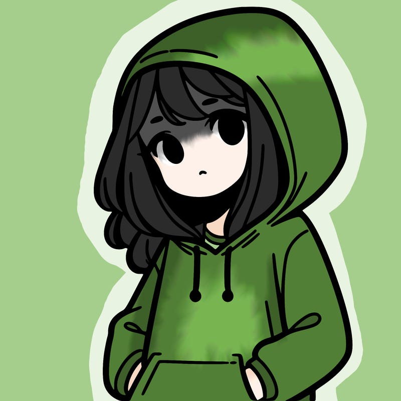 girl with hoodie