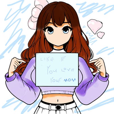 girl holding a blank sign in a long sleeve crop top