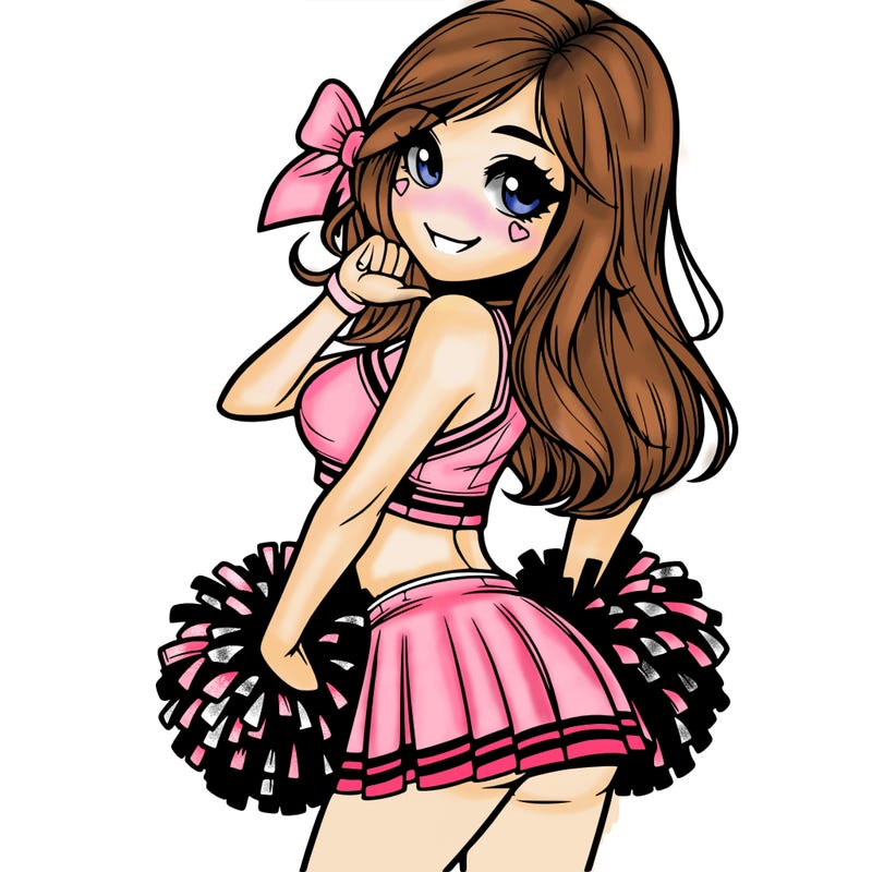 realistic cheerleader