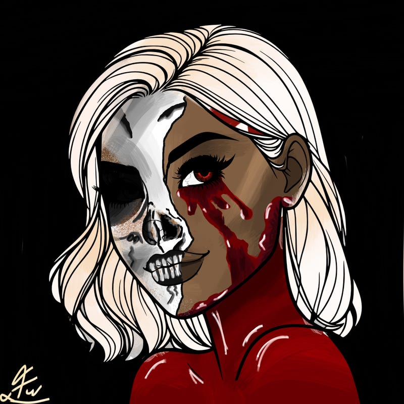 beautiful realistic woman with a face