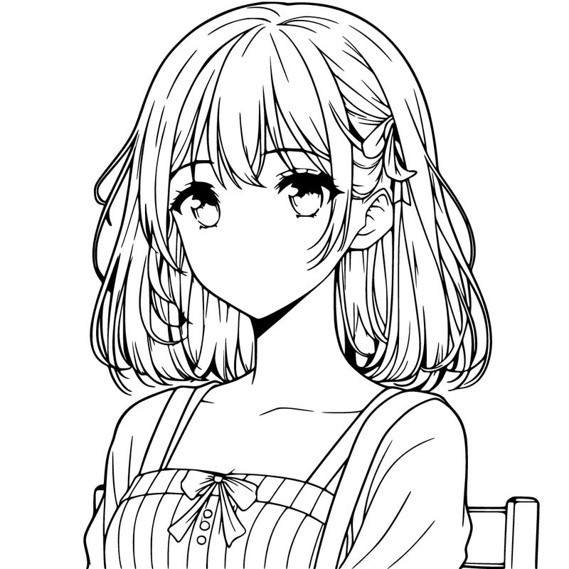 realistic anime girl