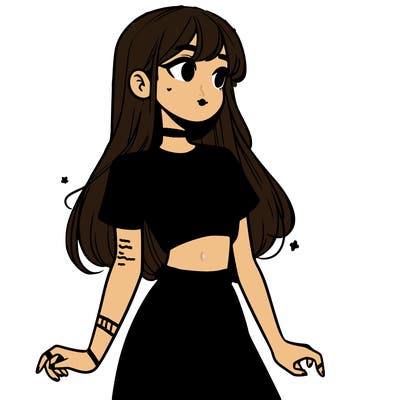 girl in a cute crop top