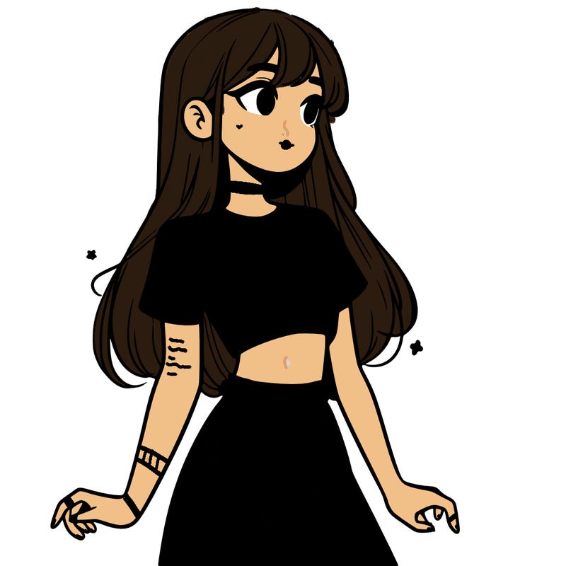 girl in a cute crop top