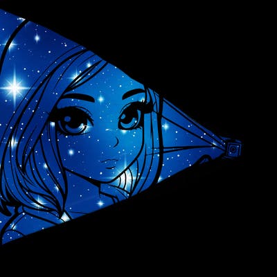 realistic girl spray painting