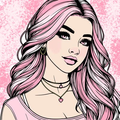 detailed realistic girl