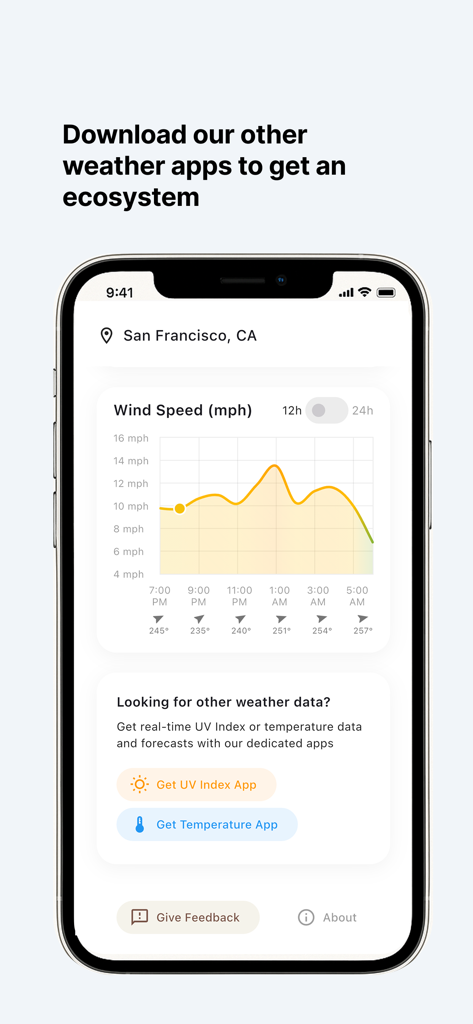 Wind now - Weather App | MWM