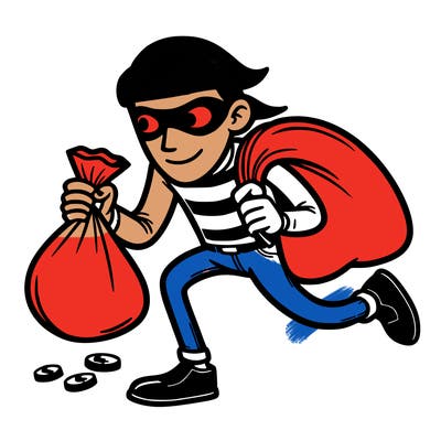 thief who steals something