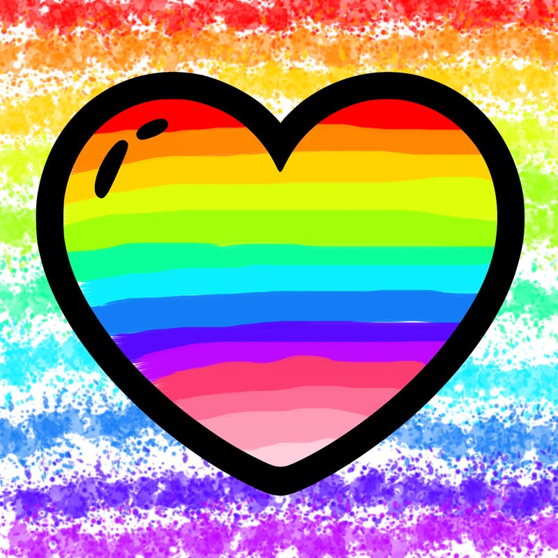 a blank heart