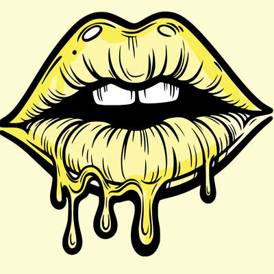 lips that look realistic and drip